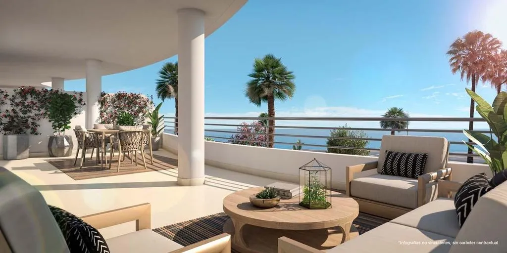 Terrasse - Luxury Apartment with Sea View in Benalmádena