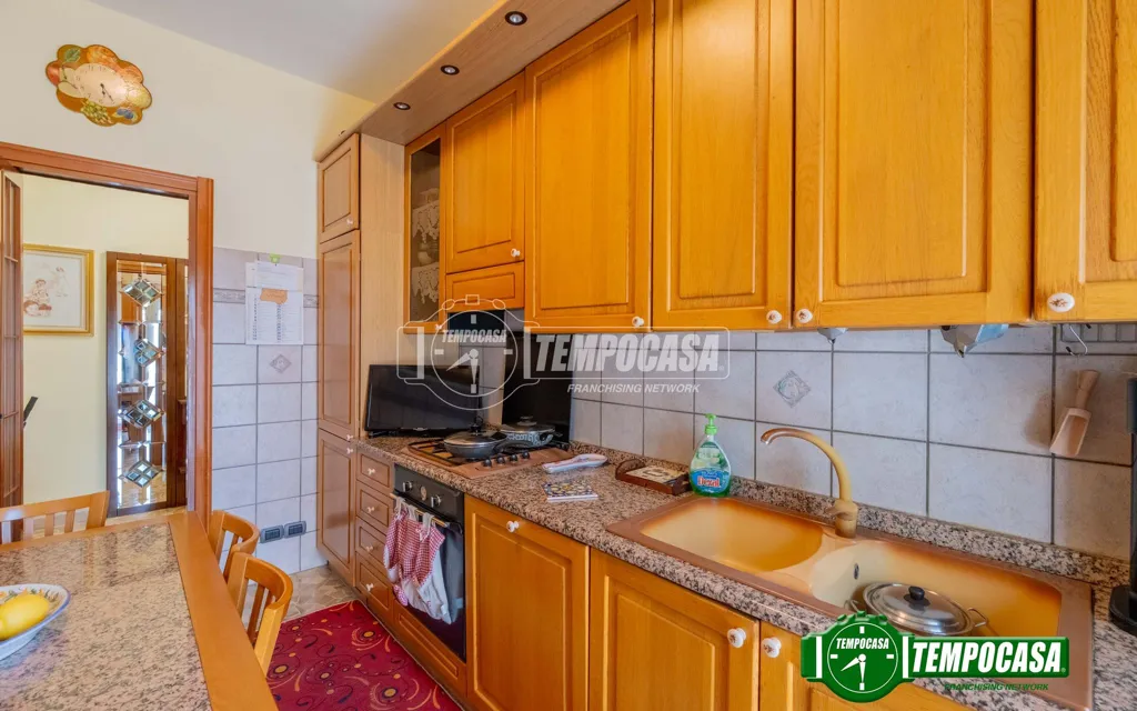 Köök - Bilocale with Balcony in Milan