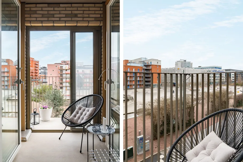 Balcone - Modern Flat with Balcony in Västra Hamnen