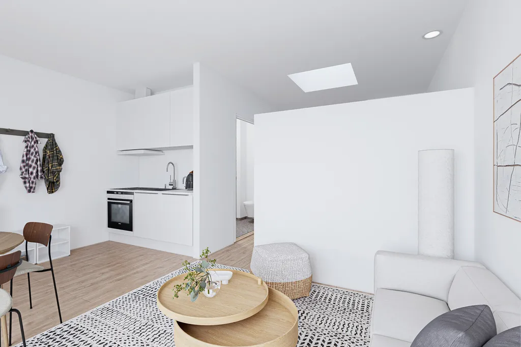 Séjour - Two-Bedroom Apartment with Balcony in Silkeborg