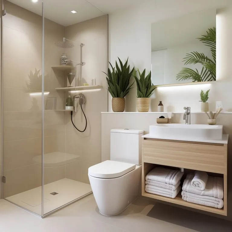 Bathrooms - Luxury Flat with Private Garden in Le Chesnay