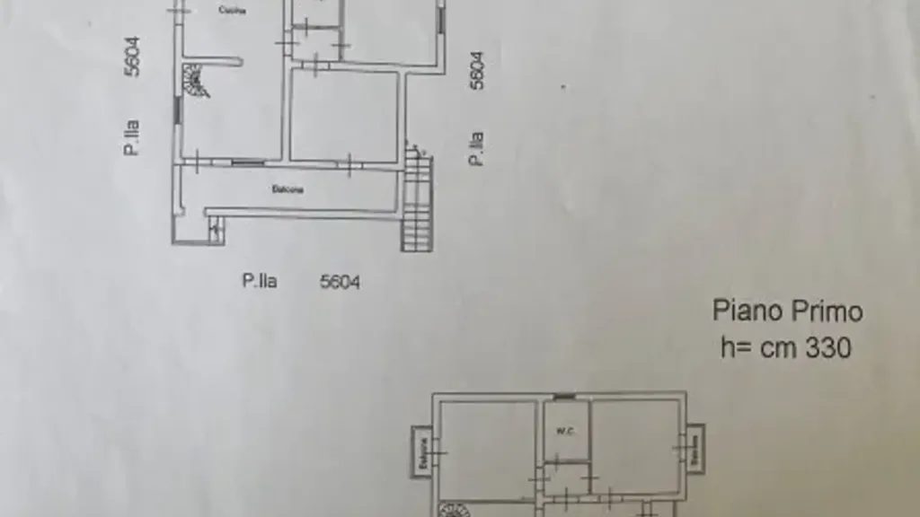 Plan - Divisible Villa with Sea Access in Mondragone