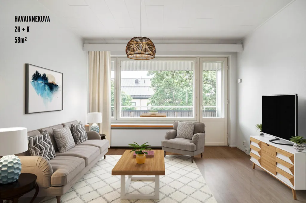 Séjour - Apartment with Balcony in Jyväskylä Centre