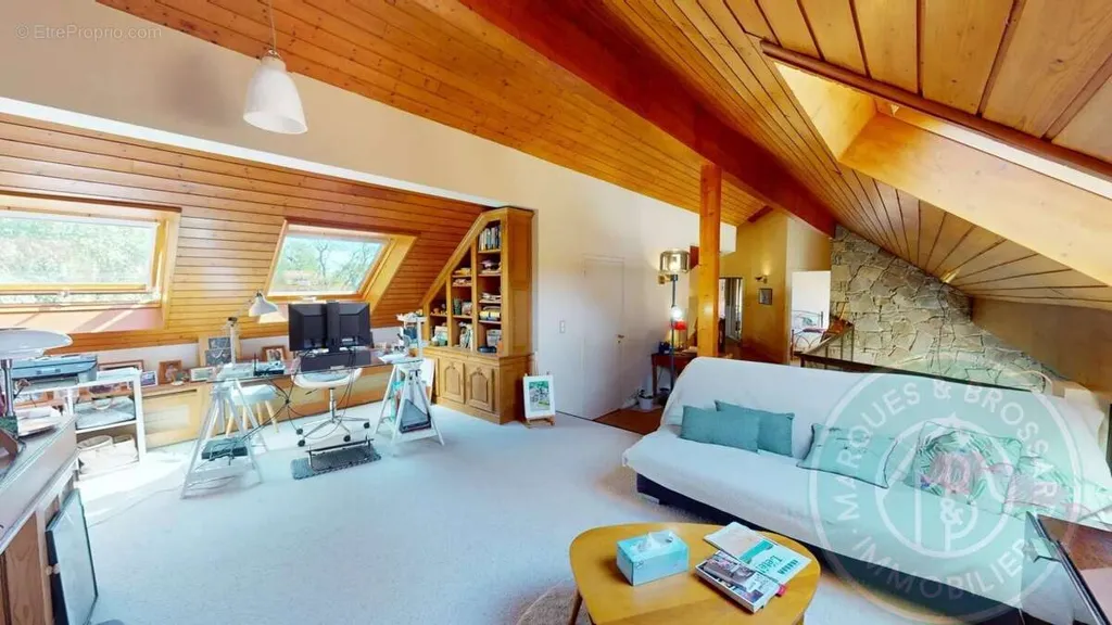 Séjour - Maison d'Architecte avec Vue sur le Pic du Midi d'Ossau