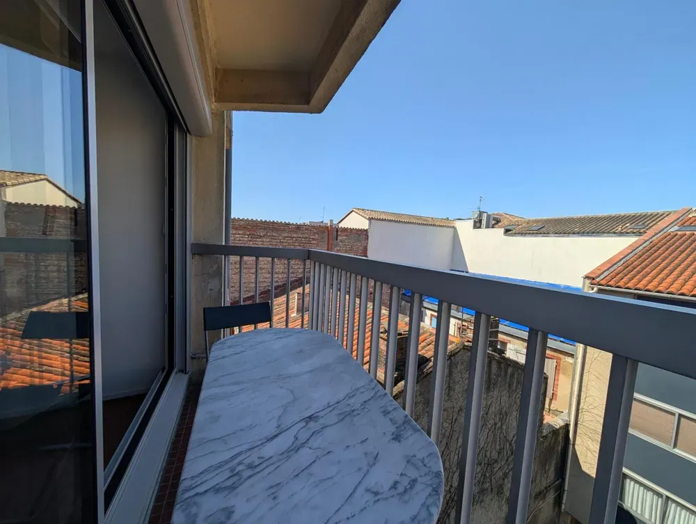 Balcon - Appartement Meublé avec Balcon à Saint-Aubin