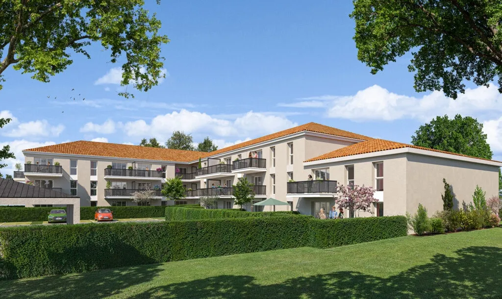 Contemporary Apartments with Balconies in Challans
