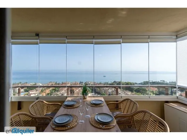 Balcon - Studio with Sea View in Elviria, Marbella