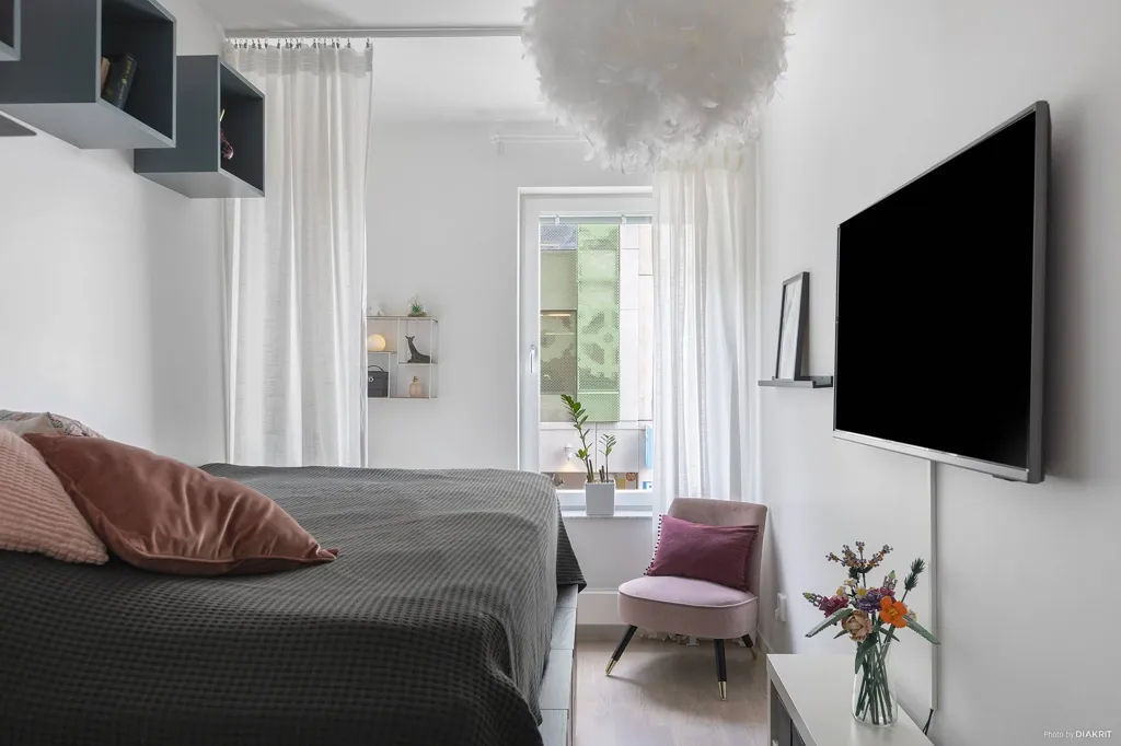Bedrooms - Modern Apartment with Balconies in Örebro