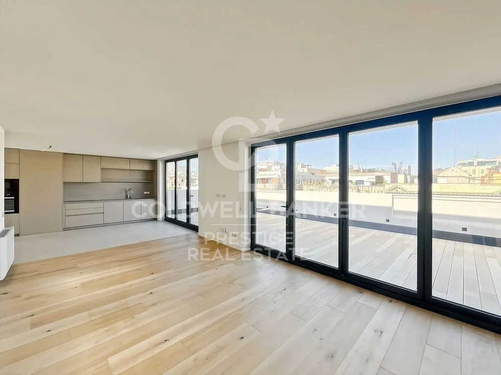 Séjour - New Apartment with Lift in Eixample