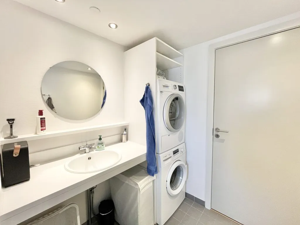 Utility Room - 2-Bedroom Apartment with Garden in Aalborg