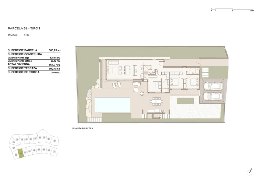 Plan - Luxury Villa with Private Pool in Las Colinas