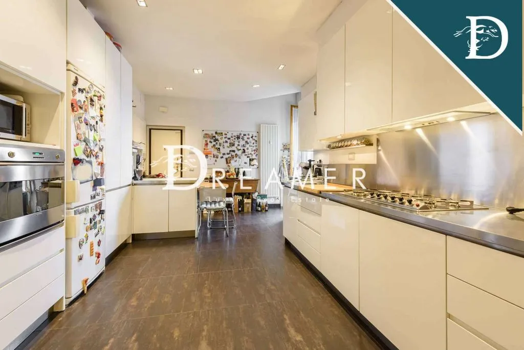 Köök - Luxury Apartment with Balcony in Florence