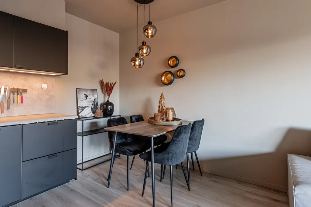 Kitchen - Modernised Apartment with Terrace in Geilo