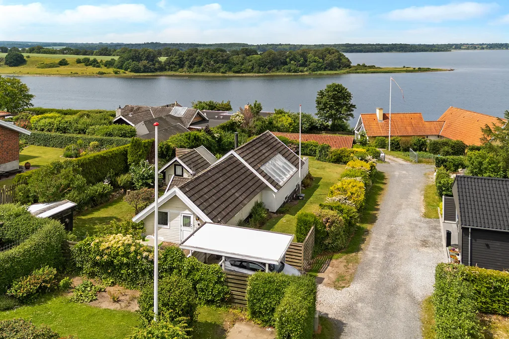 Vista aerea - Cottage with Fjord View in Ejby