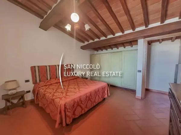 Camere da letto - Colonica con piscina a Greve in Chianti