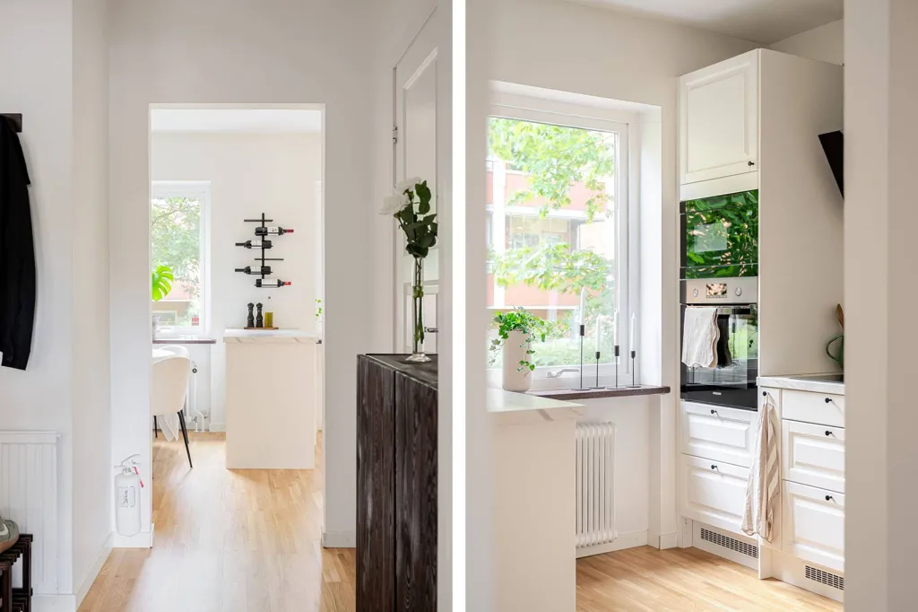 Cuisine - Renovated 2-Bedroom with Balcony in Helsingborg
