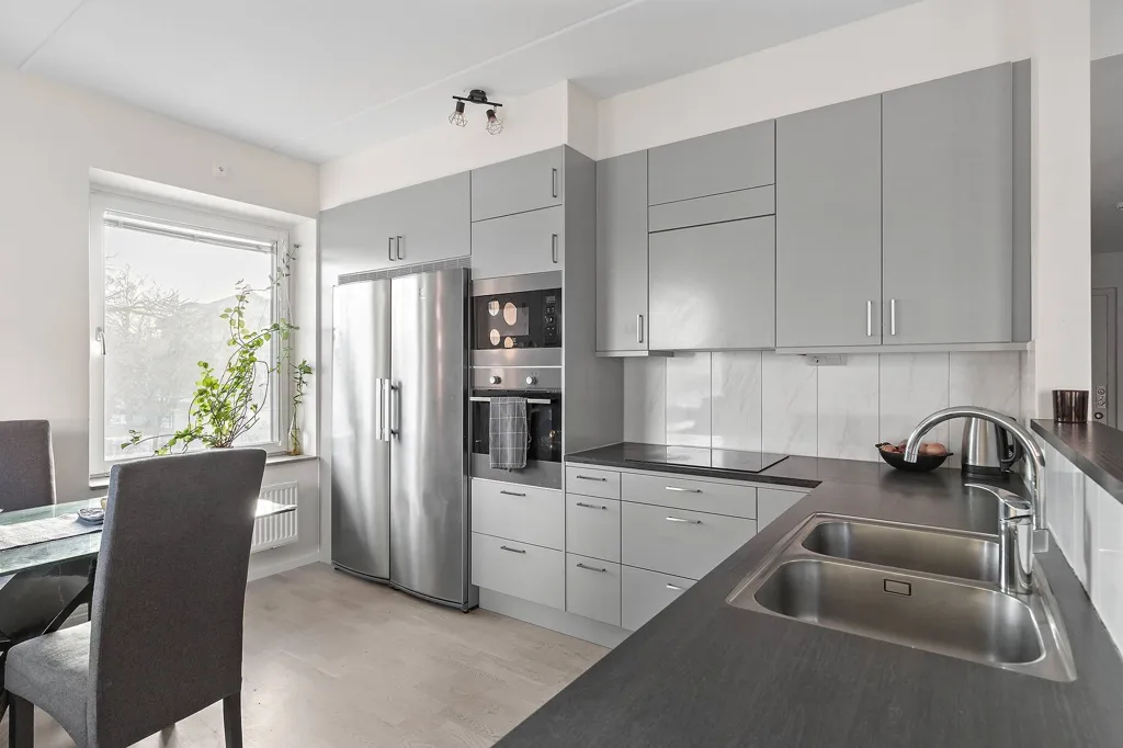 Cuisine - Modern Flat with Private Terrace in Central Järfälla