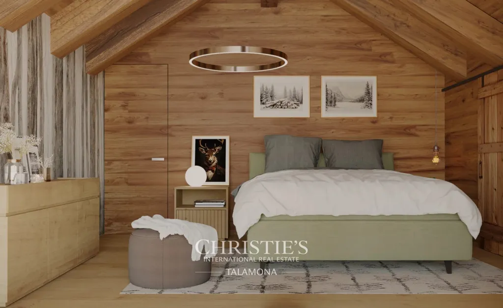 Bedrooms - Luxury Chalet with Garden in Limone Piemonte