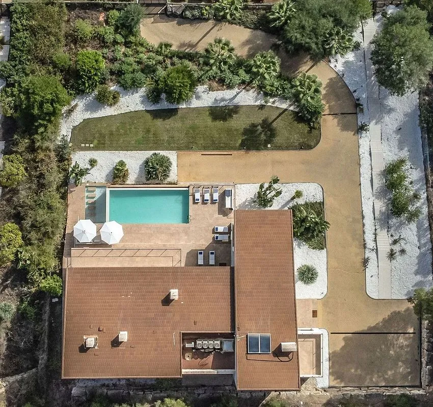 Aerial - Chalet with Pool and Terrace in Sotogrande