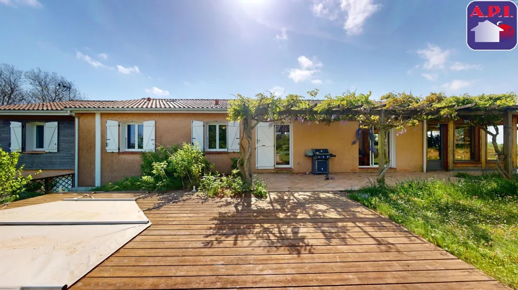 Terrasse - Villa Luxueuse avec Piscine à Nailloux