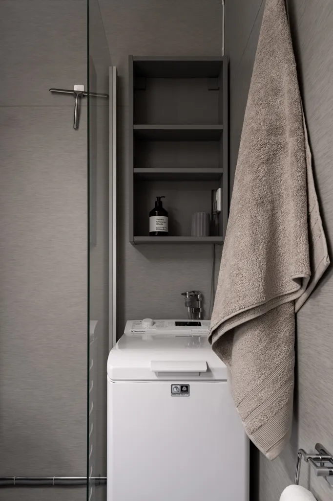 Salles de bain - Skier's Apartment with Private Terrace in Duved
