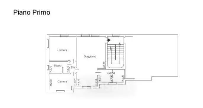 Plaan - Spacious Apartment with Garage in Molinella