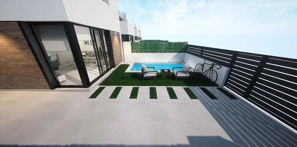 Piscine - Newly Built Villa with Pool in Los Alcázares