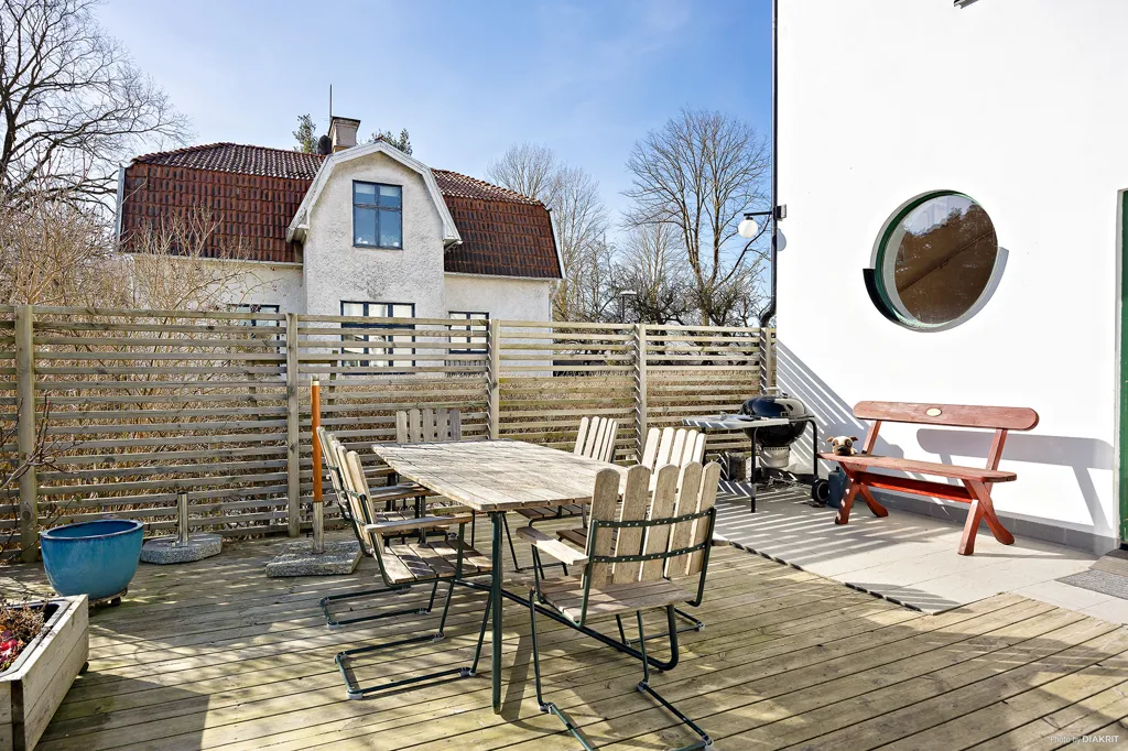 Terrasse - Funkis Villa with Sea View in Slite