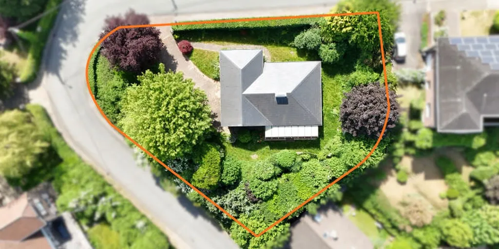 Vue aérienne - Maison à rénover avec terrasse à Visé