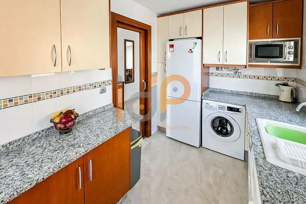 Kitchen - Semi-detached House with Pool in Las Salinas