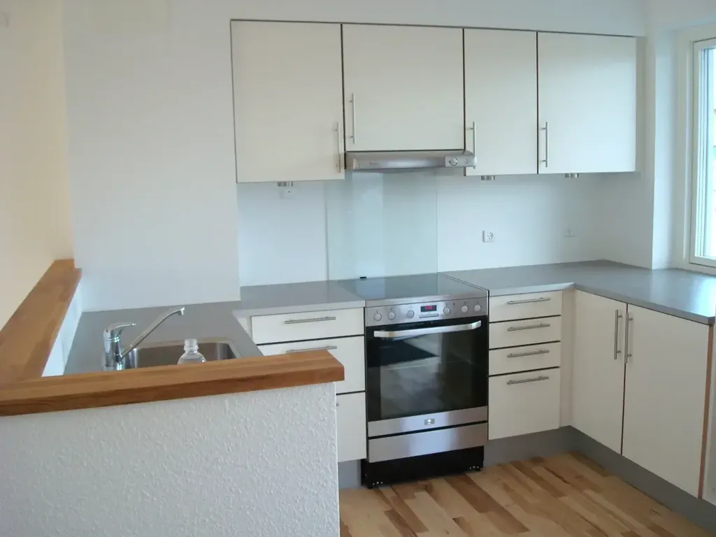 Köök - Three-Bedroom Flat in Aabybro