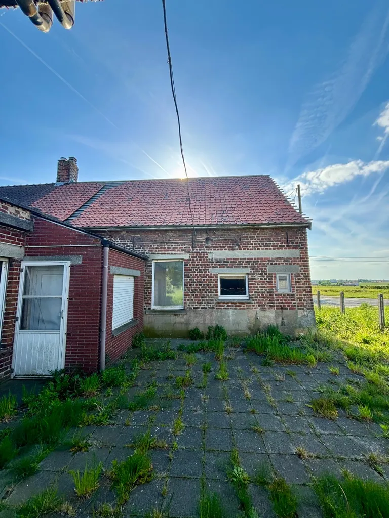 Extérieur - Maison à Rénover avec Vue Campagne à Ledegem