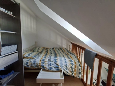 Schlafzimmer - Duplex Apartment with Mezzanine in Rennes Centre
