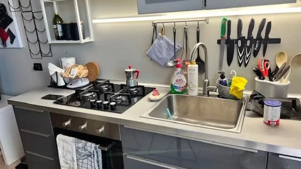 Köök - Ground Floor Apartment with Private Garden in Noventa Padovana