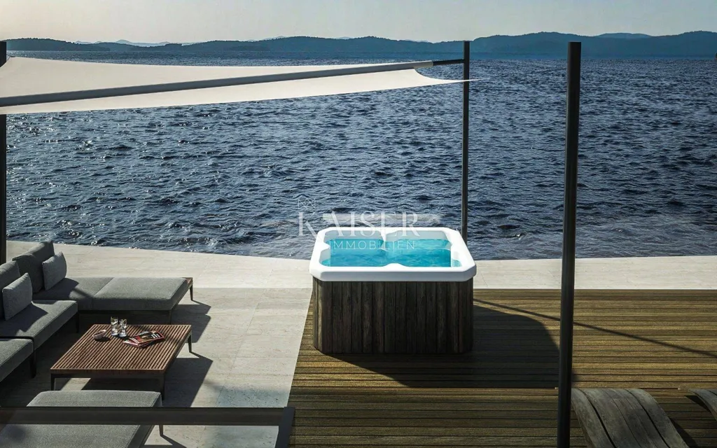 Terrasse - Luxury Villa with Sea View in Sukošan