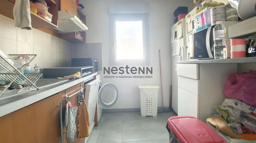 Cuisine - Appartement T3 avec Balcon et Piscine dans Résidence Sécurisée