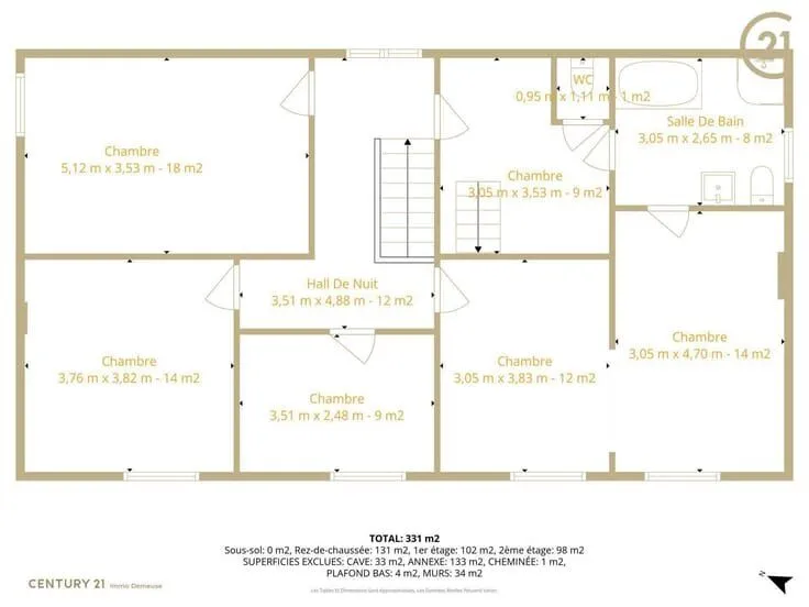 Maison 5 chambres à BE