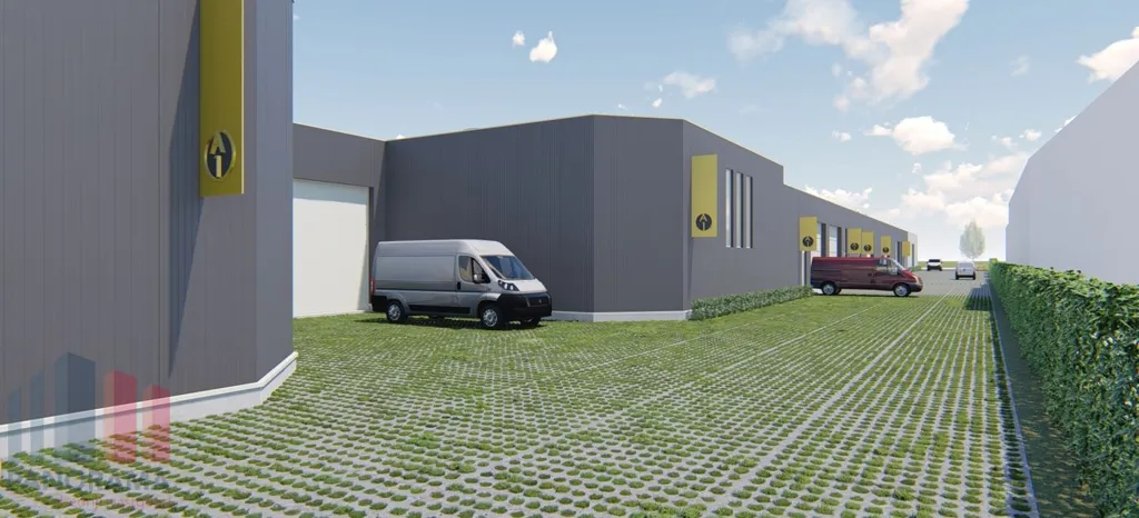 New Industrial Building with 2 Parking Spots in Herzele