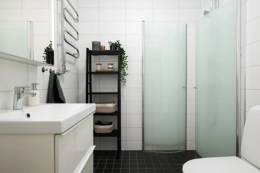Salles de bain - Modern Apartment with Garden in Västerhaninge
