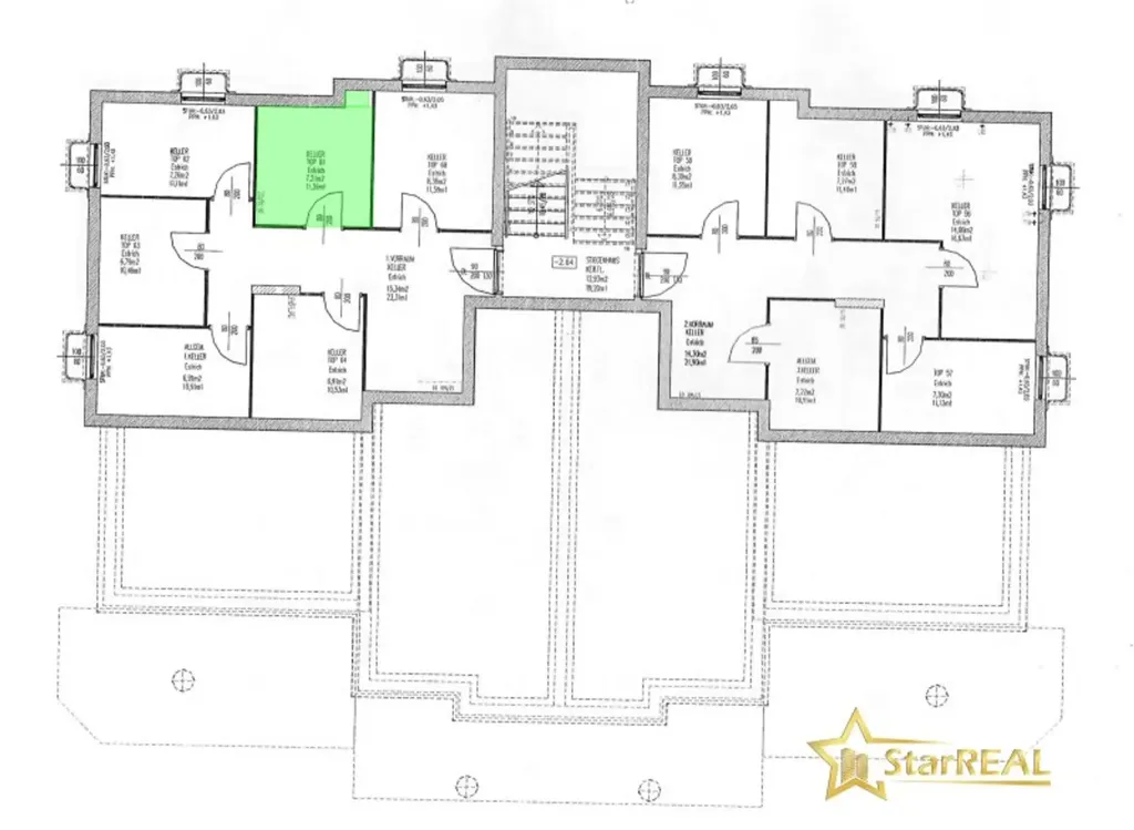 Plan - Möblierte 3-Bedroom Apartment with Balcony in Velden Centre