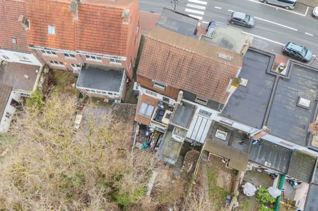 Aerial - Renovated 3-Fronted House in La Hulpe
