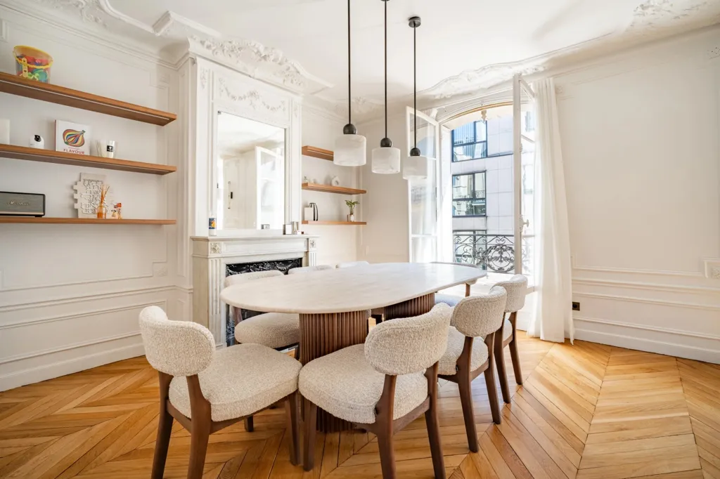 Sala da pranzo - Haussmannian Flat with Two Bedrooms in Neuilly