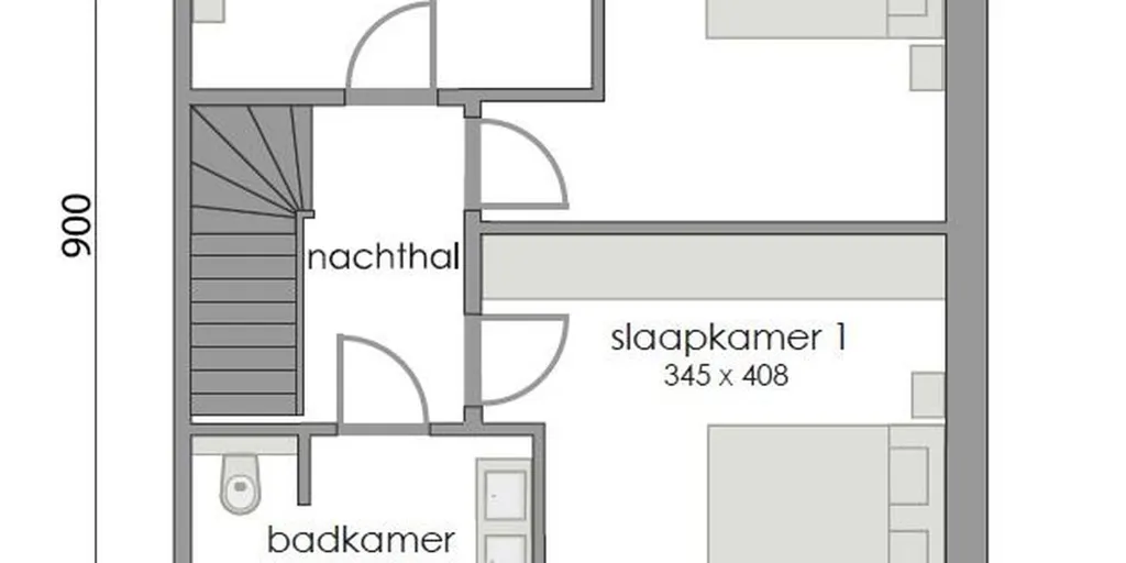 Plaan - Semi-Open House with Garden in De Pinte