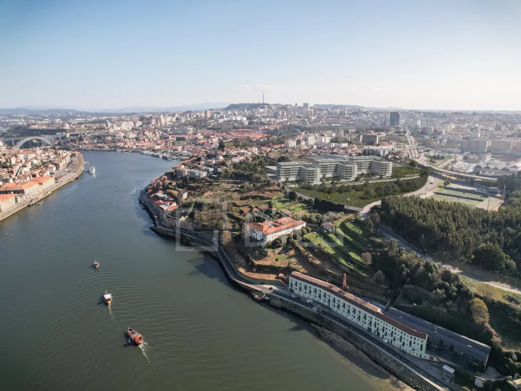 Vue aérienne - T3 Apartment with River View in Vila Nova de Gaia