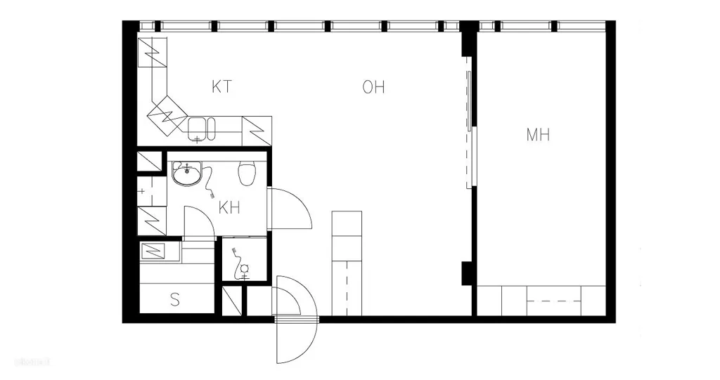 Plan - Spacious Flat with Sauna in Tapiola, Espoo