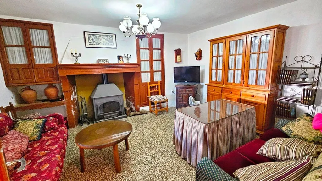 Séjour - Villa with West Views in Almonaster la Real