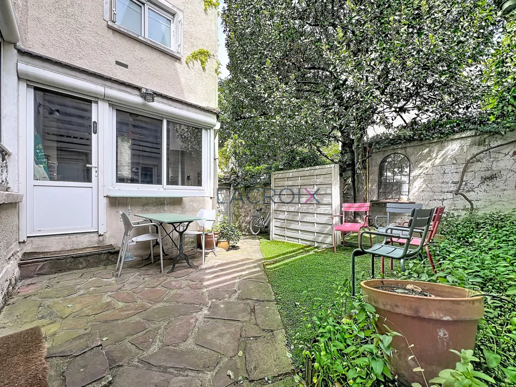 Garden - Charming House with South-Facing Terrace in Gentilly