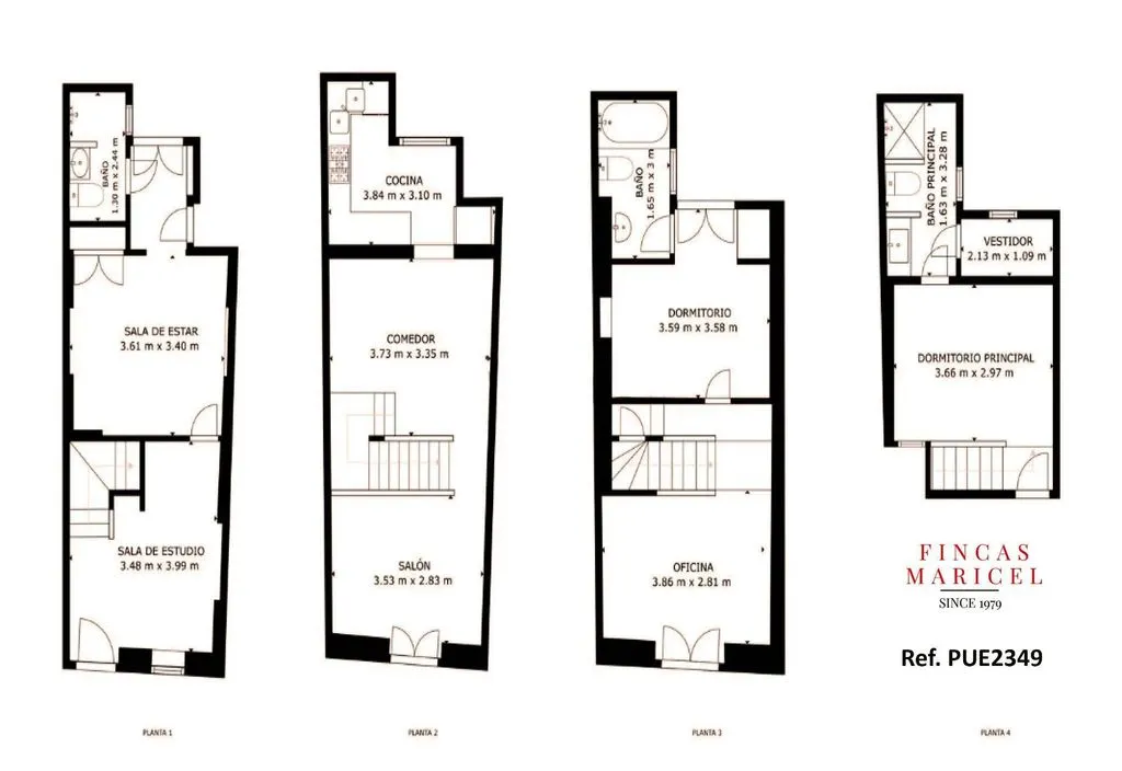 Planimetria - Fisherman's Cottage with Terrace in Sitges Centre