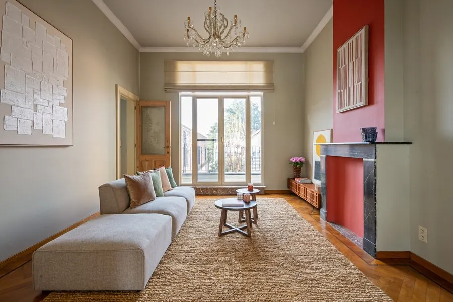 Living Room - Mixed-Use Property with River View in Rupelmonde