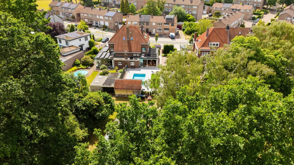 Vue aérienne - Monumental House with Mijnsteenberg View in Heerlen